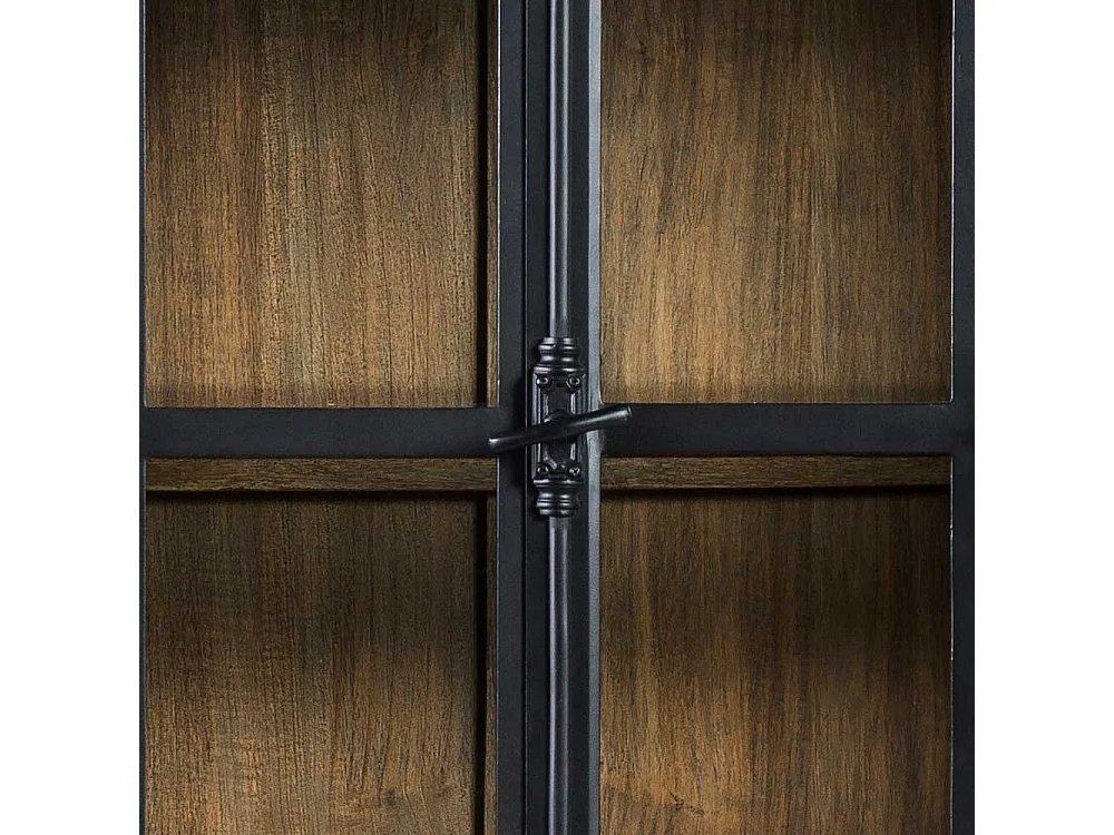 Schrank Vitrine 4 türig 130 cm breit 230 hoch