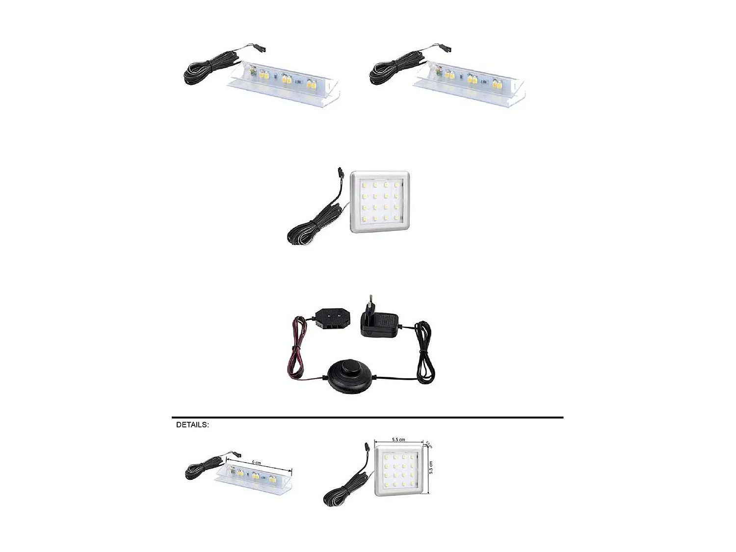 Schrank Vitrine in Wildeiche Holzoptik Schwarz