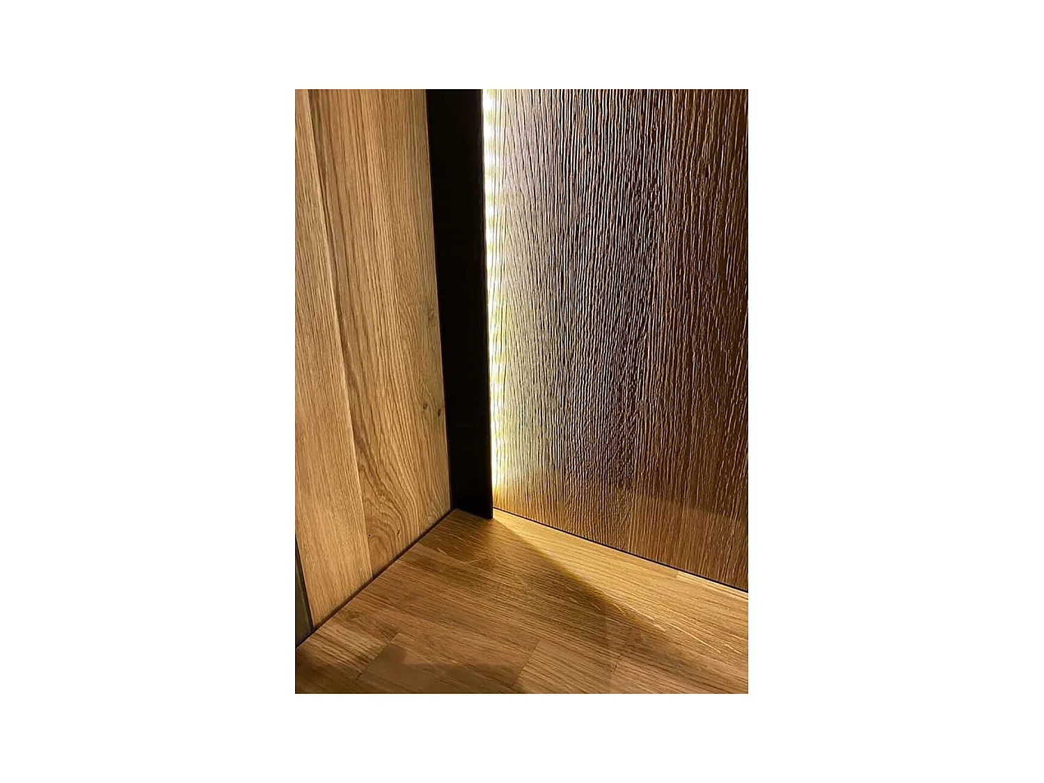 Wohnzimmer Vitrinenschrank in Asteichefarben 1 Tür mit Soft Close