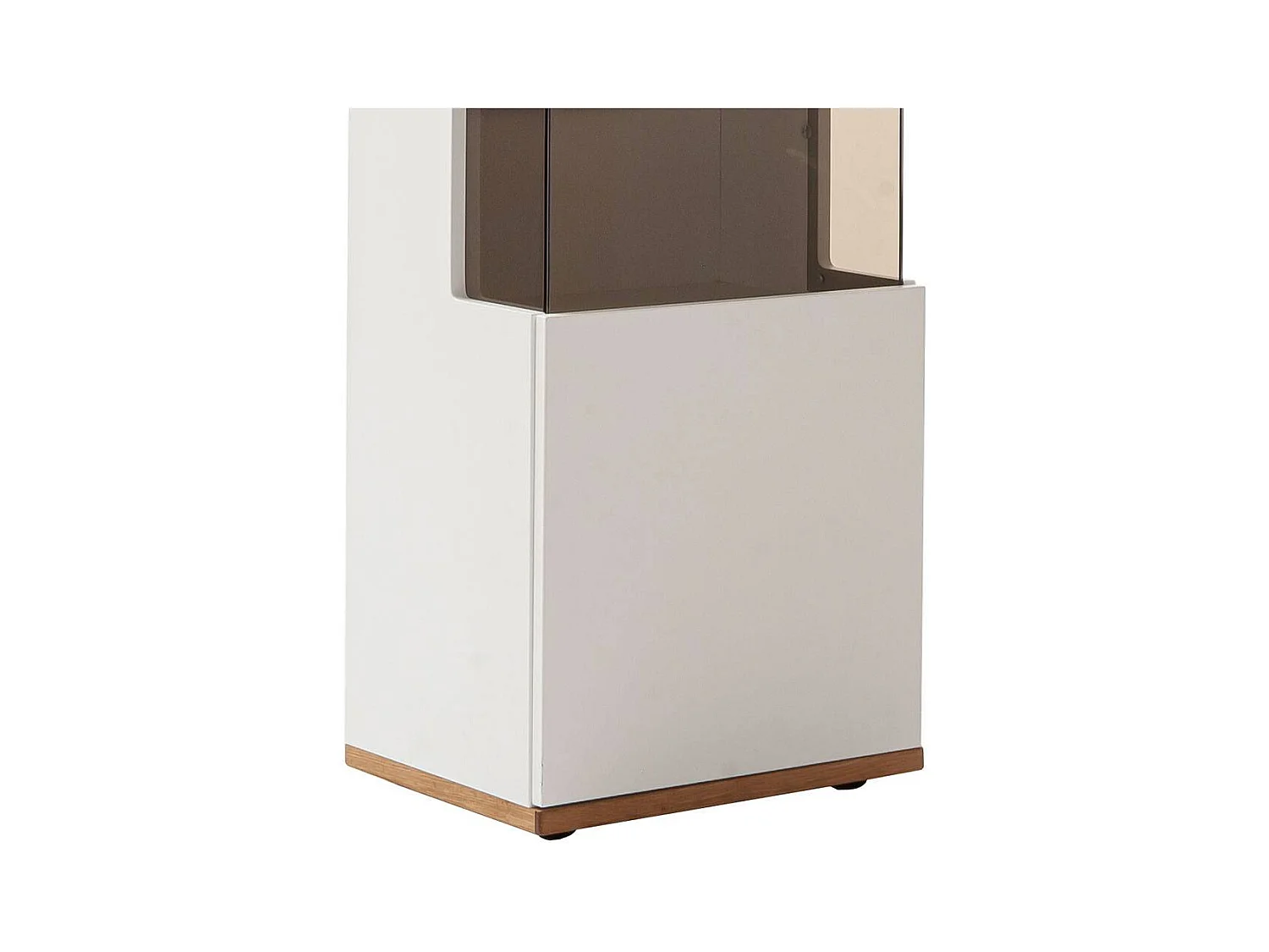 Vitrine Hochschrank mit Glastür 203 cm hoch