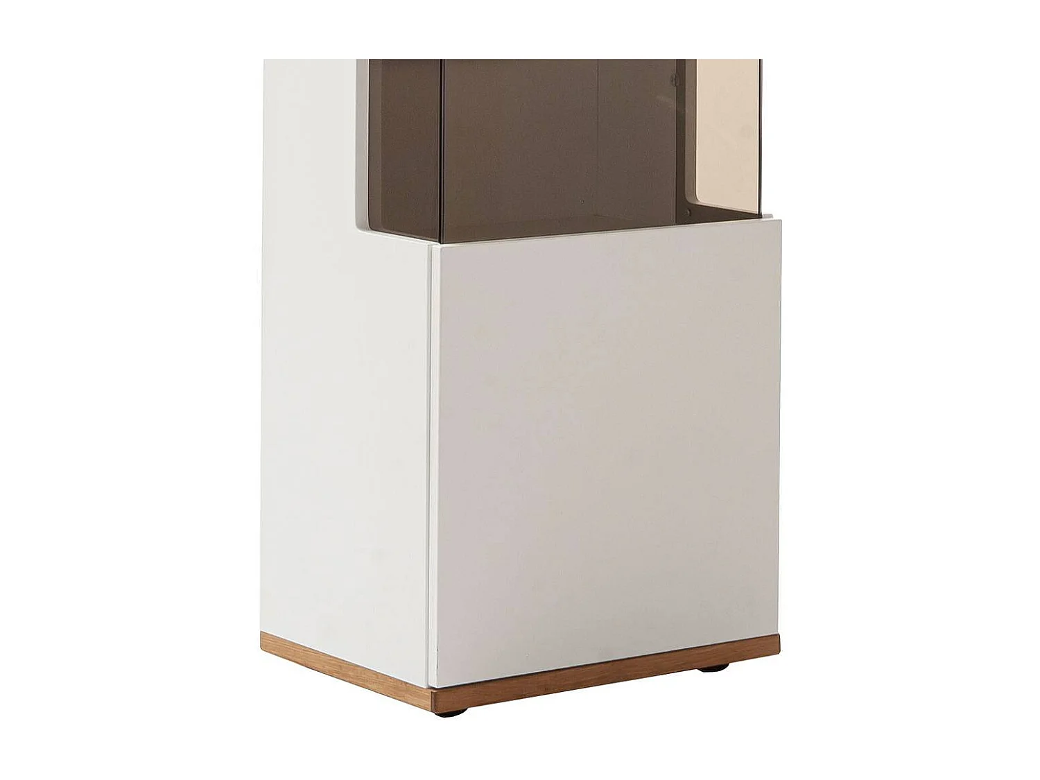 Vitrine Hochschrank mit Glastür 203 cm hoch