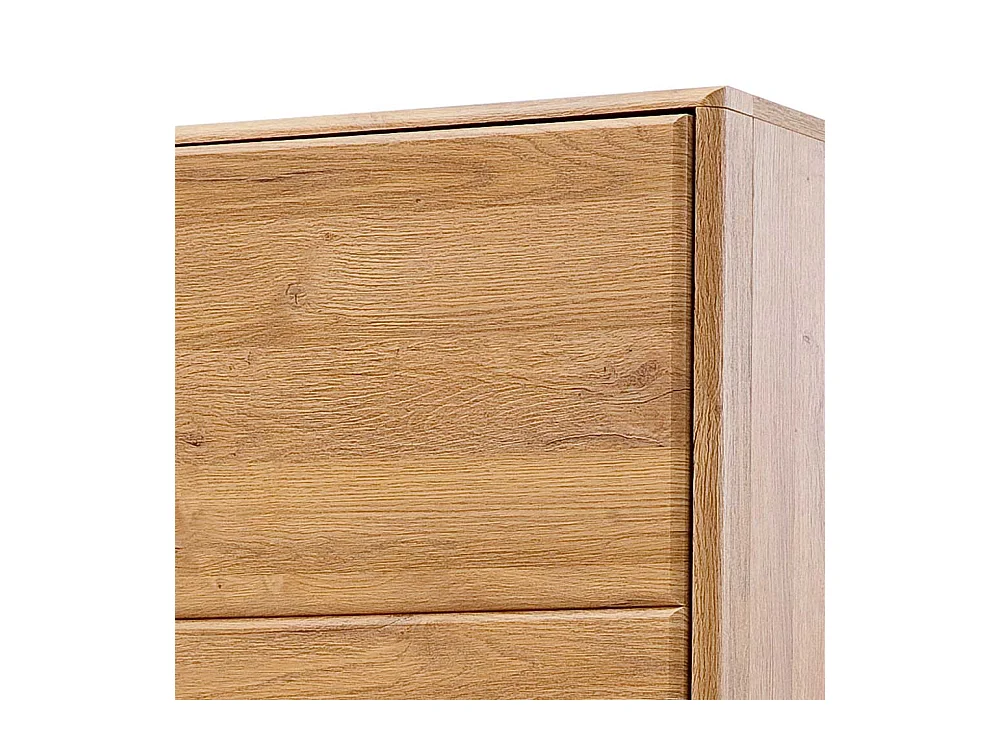 Schrank Vitrine in Wildeichefarben Landhaus Design