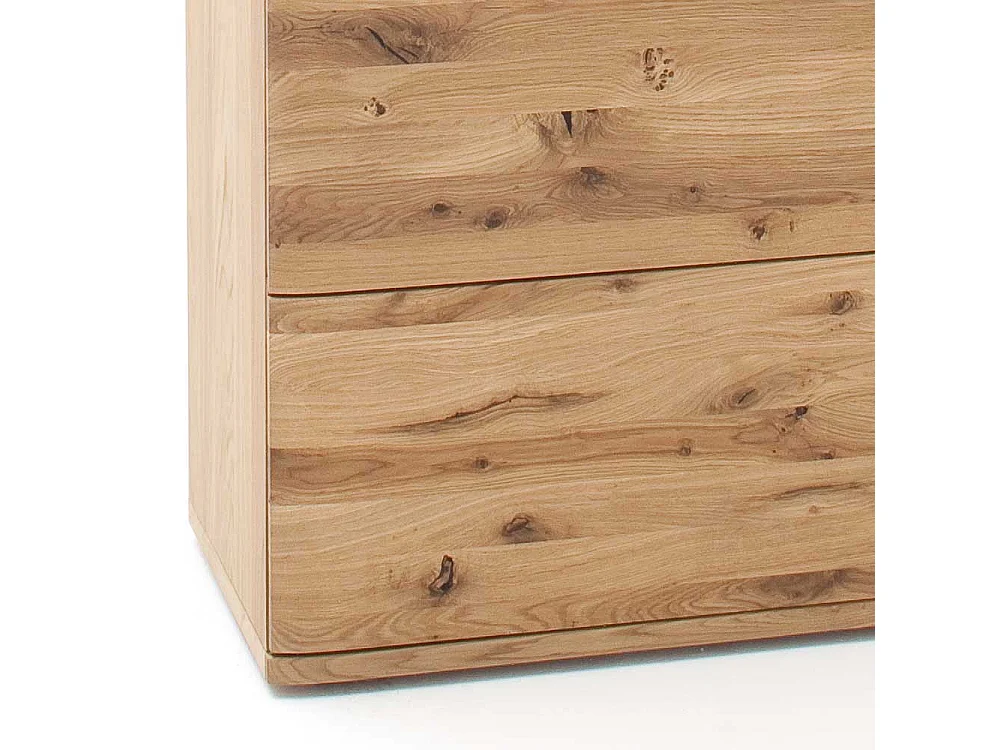 Vitrine aus Eiche Bianco geölt 1 türig