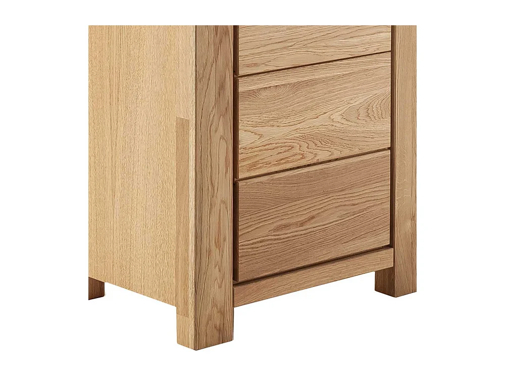 Vitrine Hochvitrine in modernem Design - Wildeichefarben