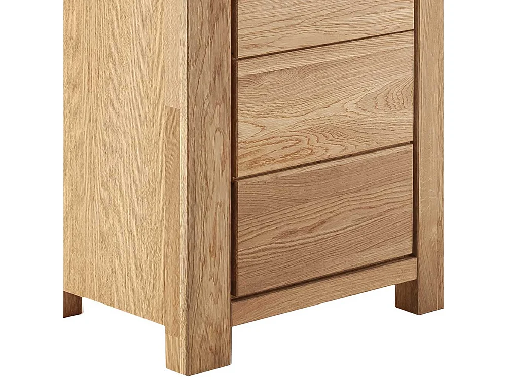 Vitrine Hochvitrine in modernem Design - Wildeichefarben