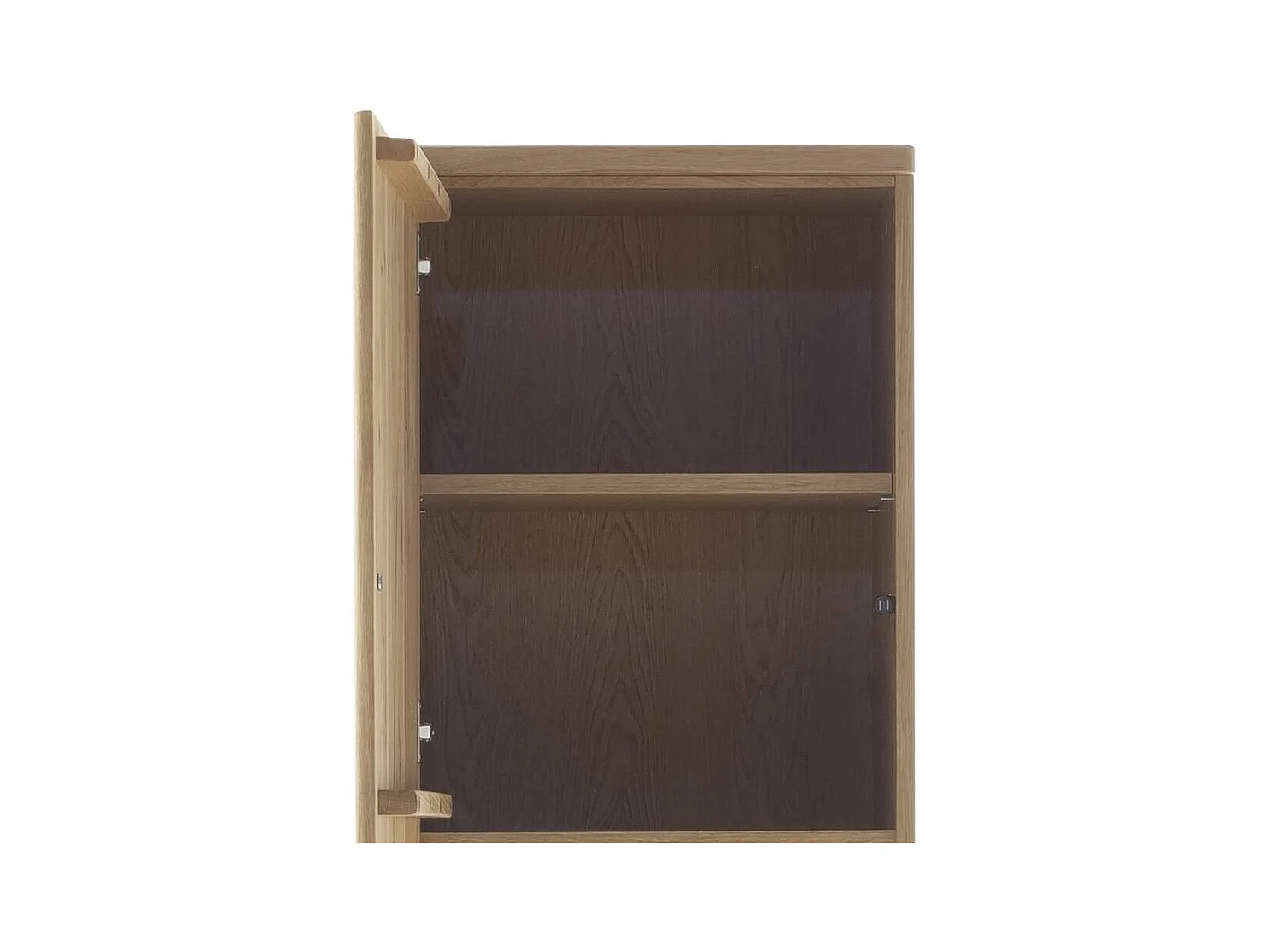 Standvitrine Hochschrank mit Glastür 209 cm hoch