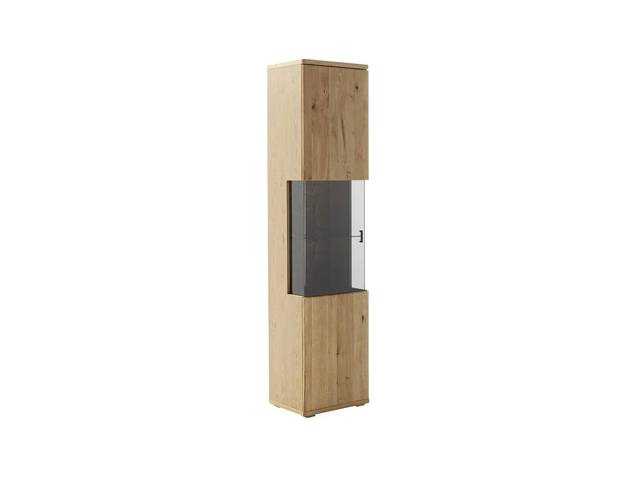 Standvitrine Hochschrank mit Glastür 209 cm hoch
