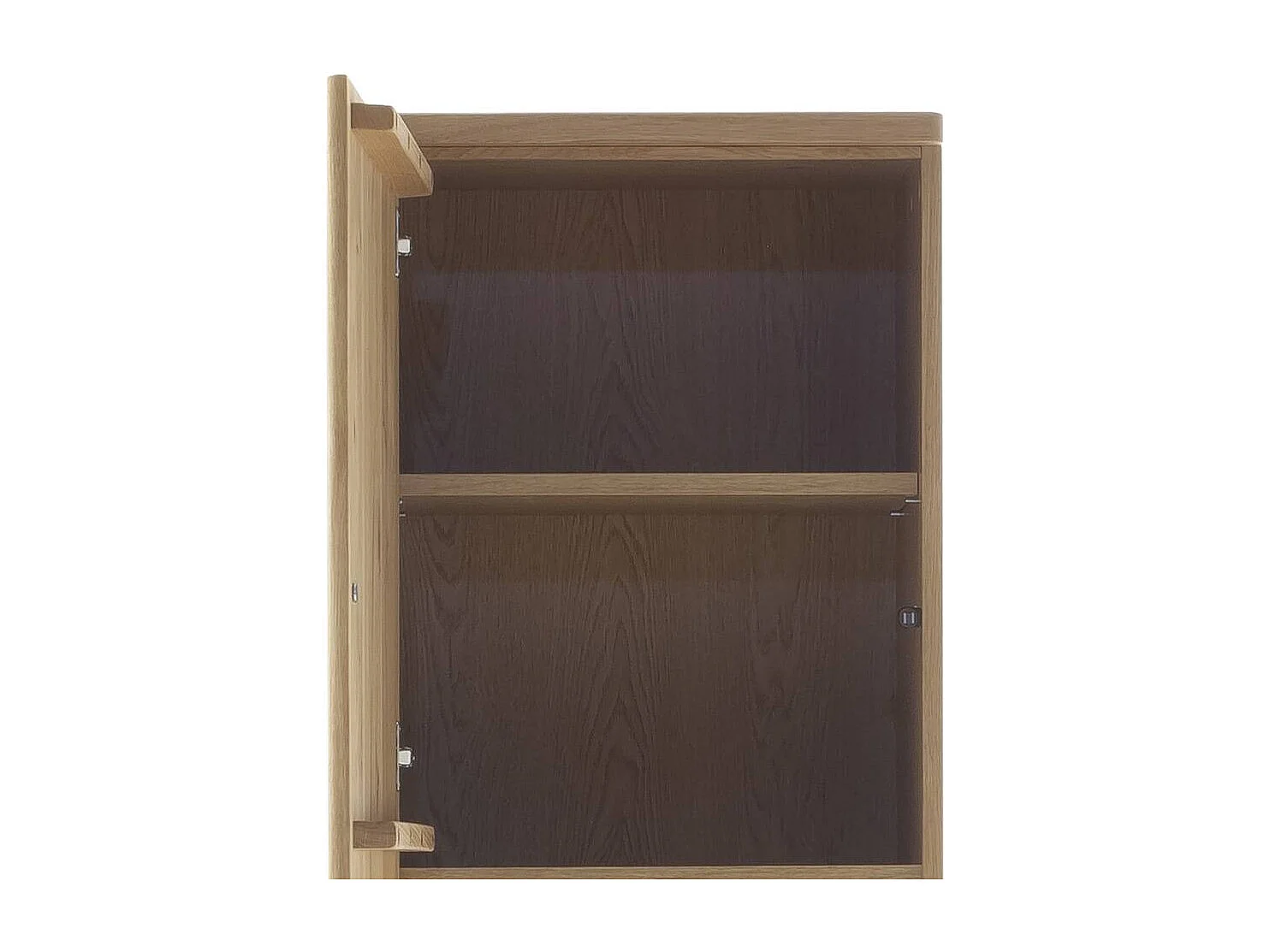 Standvitrine Hochschrank mit Glastür 209 cm hoch