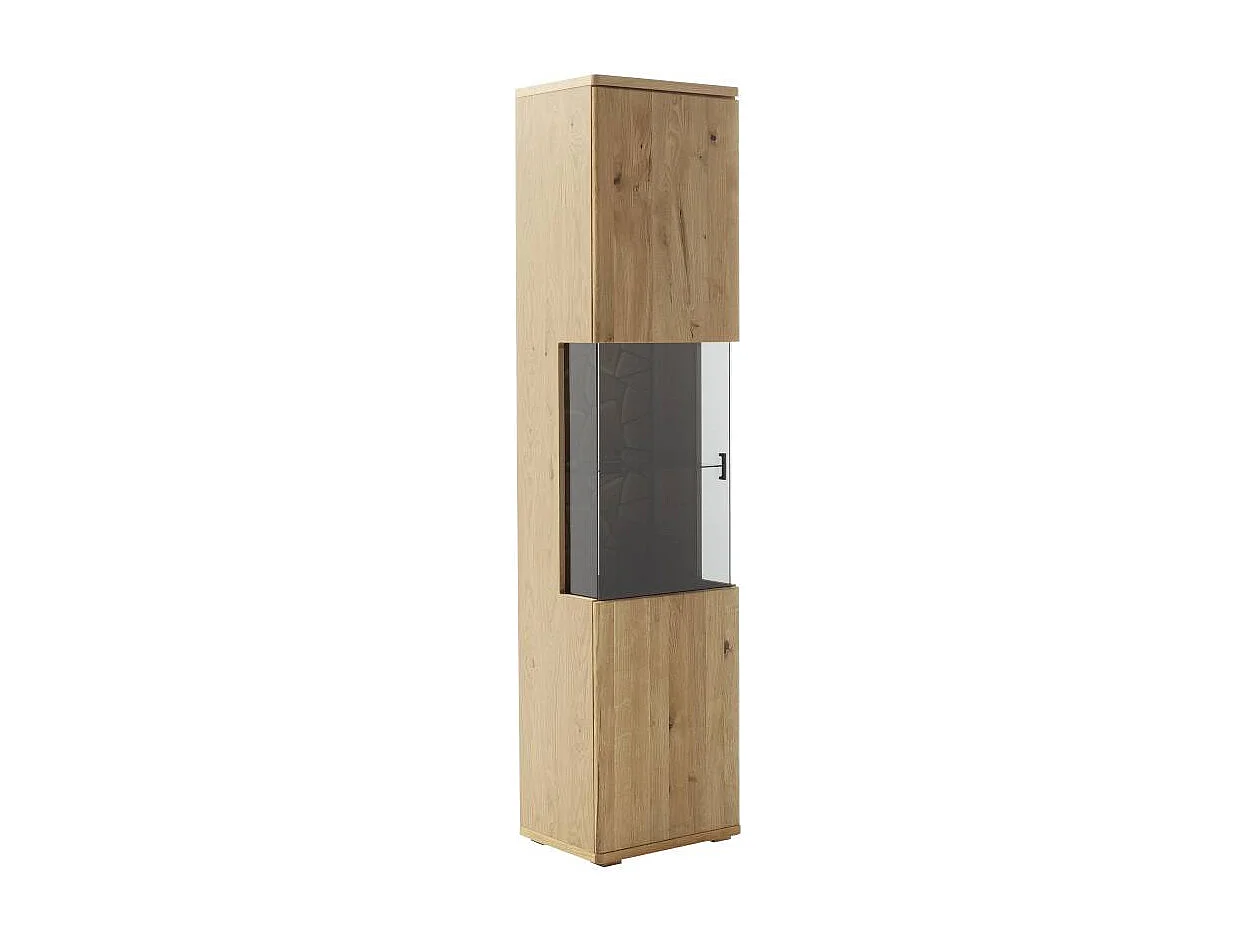 Standvitrine Hochschrank mit Glastür 209 cm hoch