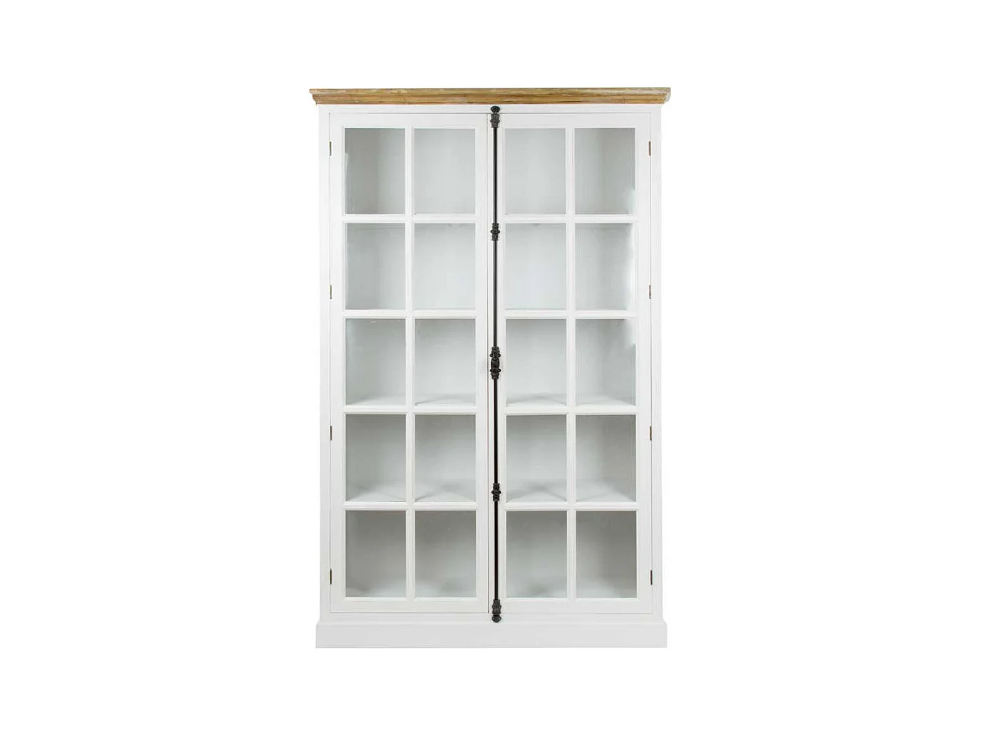 Standvitrine mit Glastüren Landhaus