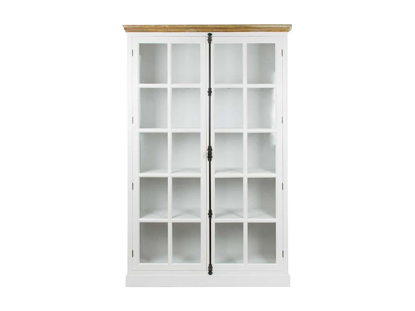 Standvitrine mit Glastüren Landhaus