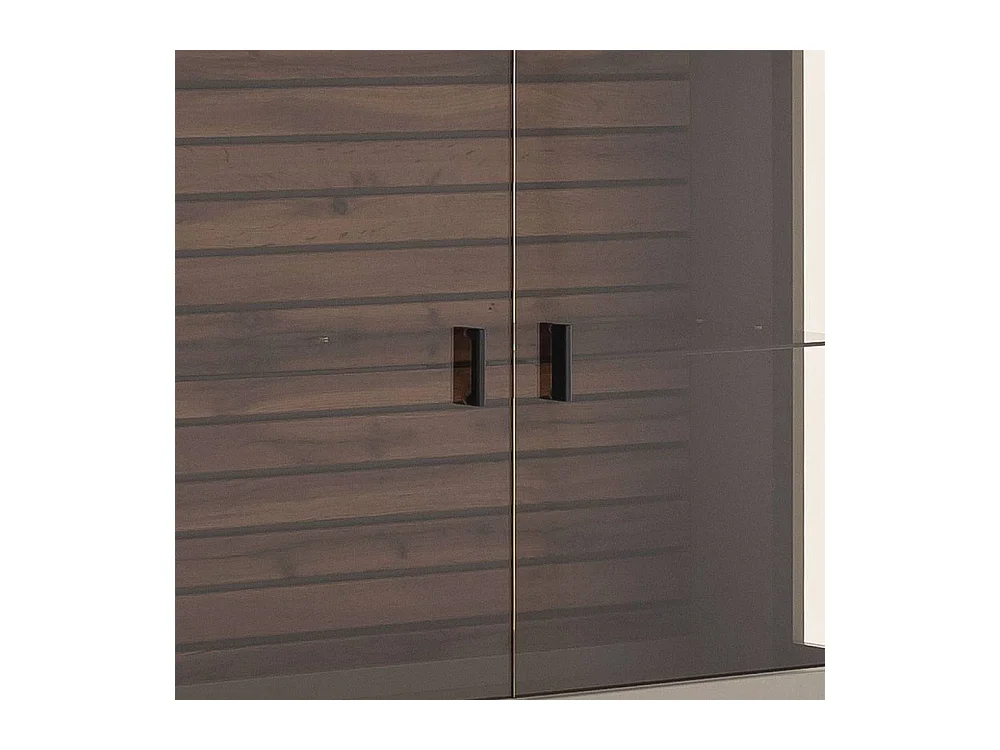 Standvitrine Wohnzimmervitrinenschrank in modernem Design 199 cm hoch