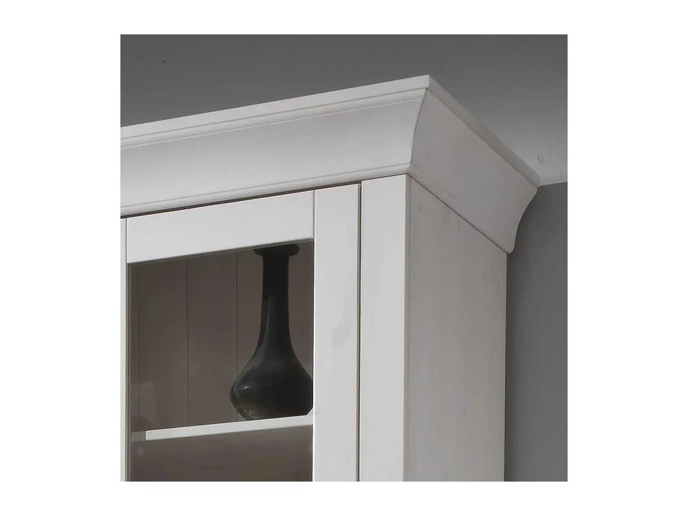 Standvitrine in Weiß Wohnzimmer