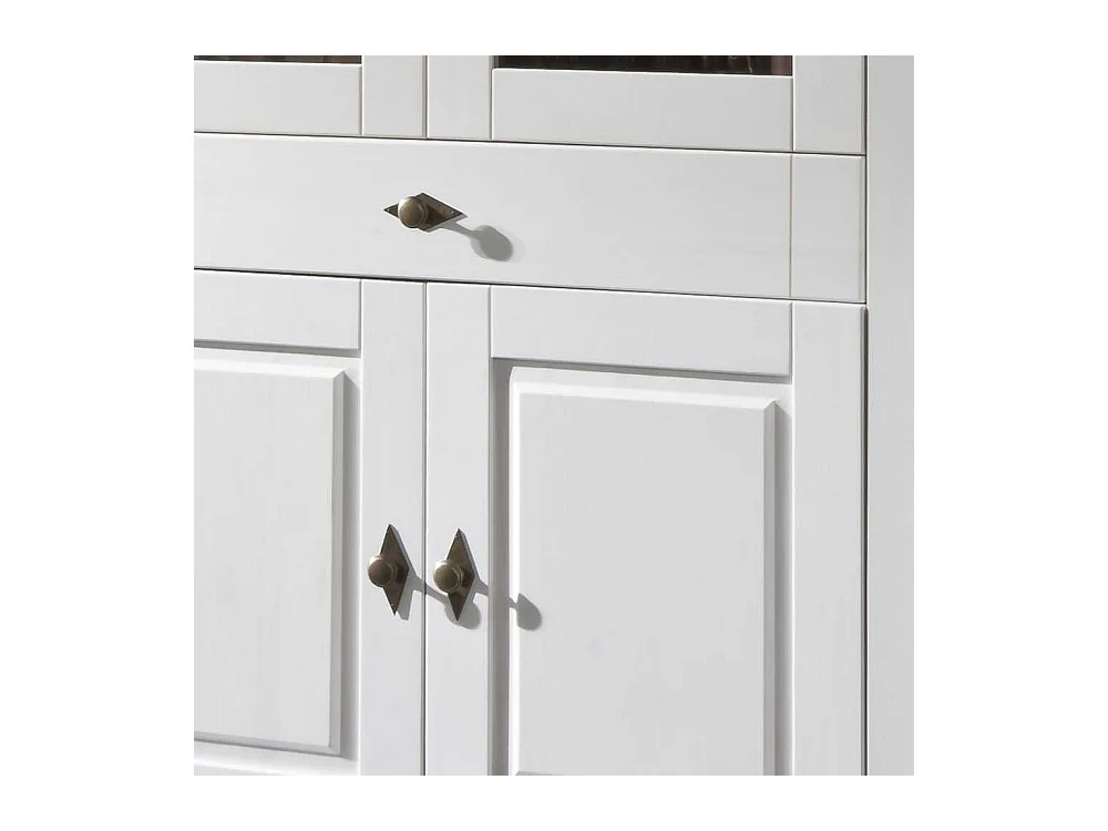 Standvitrine in Weiß Wohnzimmer