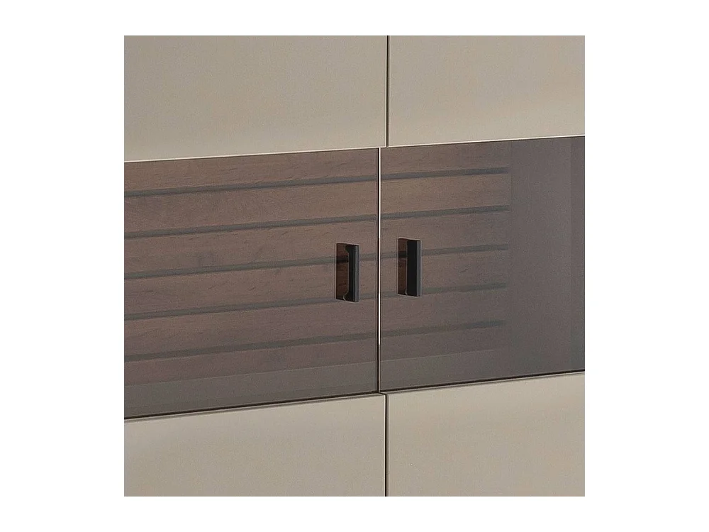 Highboard Esszimmervitrine mit Glastüren in modernem Design