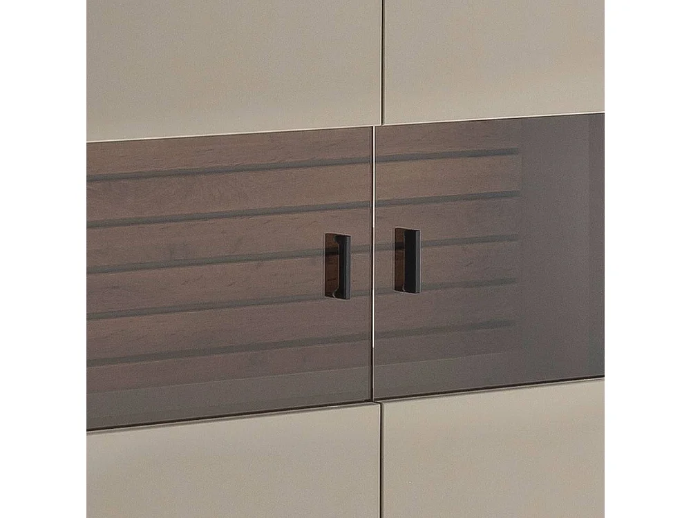 Highboard Esszimmervitrine mit Glastüren in modernem Design