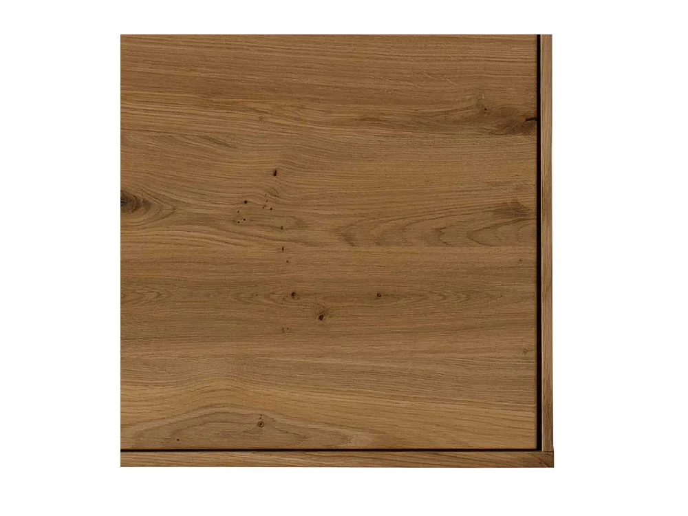 Hängevitrine Wildeiche geölt aus Massivholz 43 cm breit