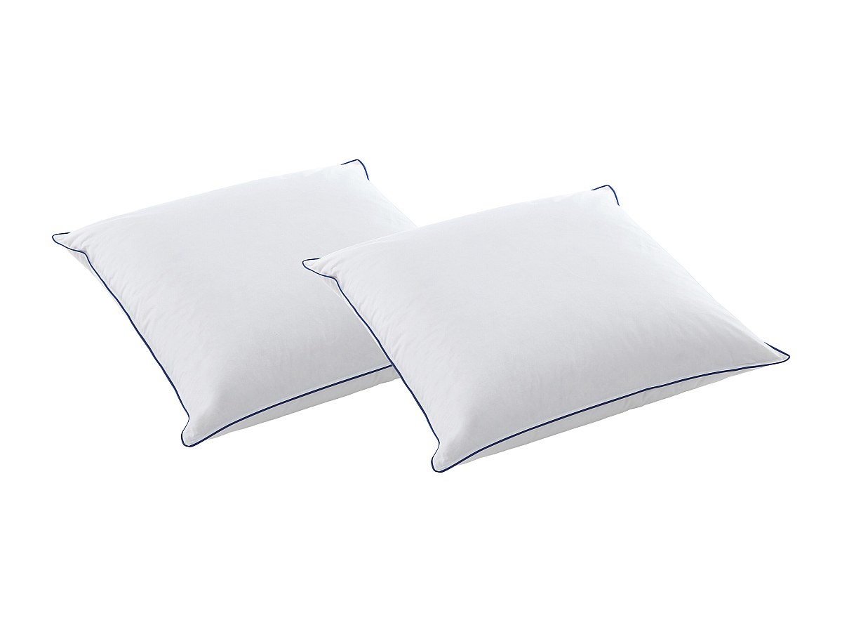 Weiche Anti-Milben-Kopfkissen 2er-Set - 65 x 65 cm - Satinbezug 120 Fäden/c günstig online kaufen