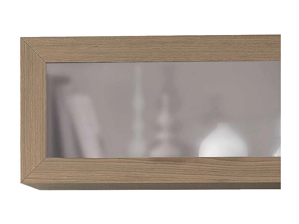 Hängevitrinen Esche furniert Glasklappen (2er Set)