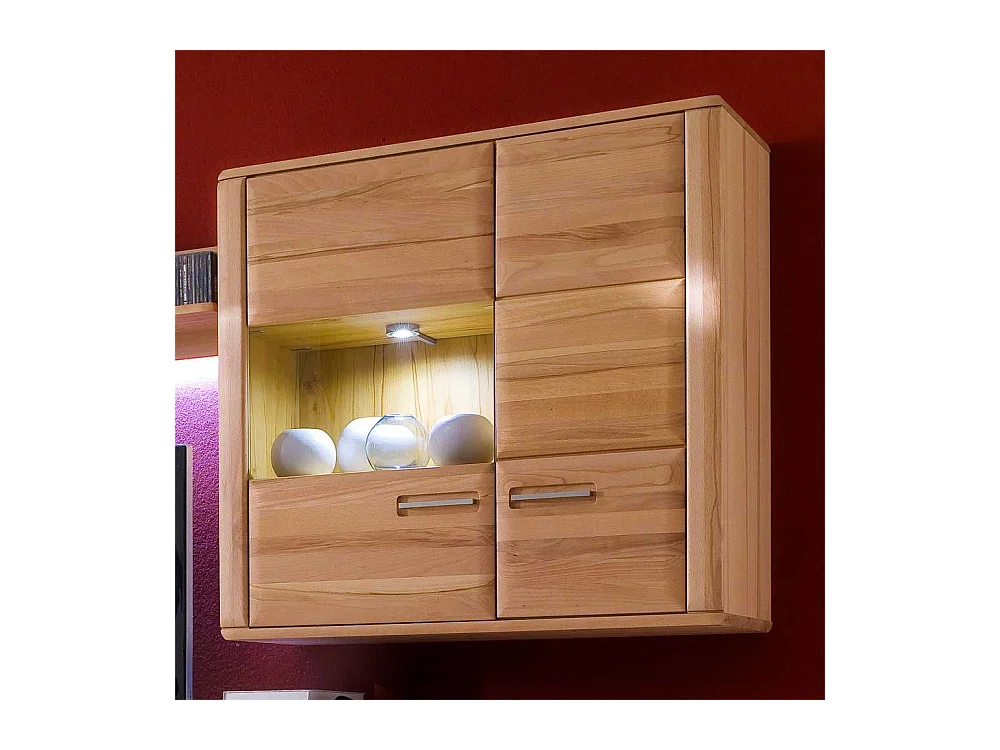 Hängeschrank mit Glastür Beleuchtung