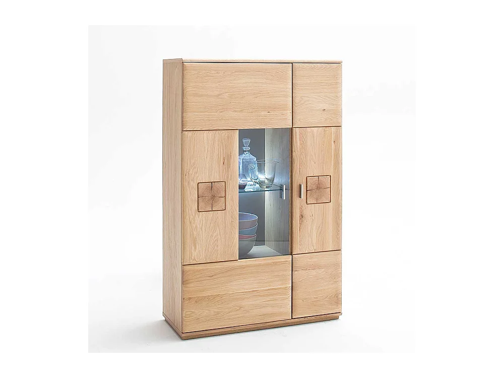 Highboard aus Eiche Bianco Wohnzimmer