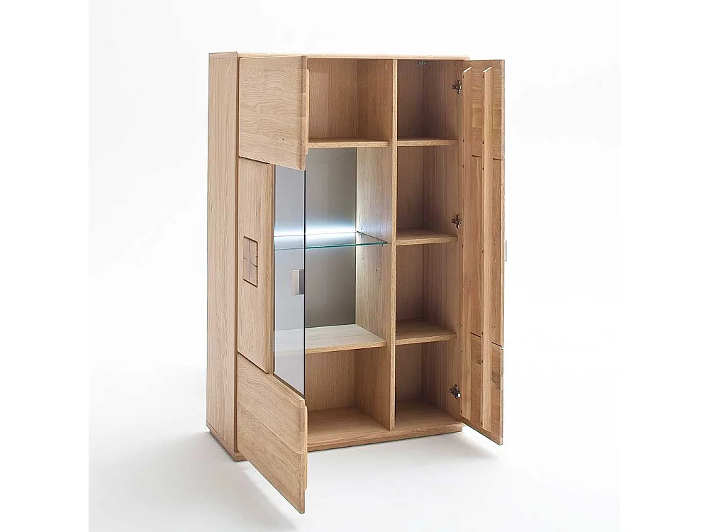 Highboard aus Eiche Bianco Wohnzimmer