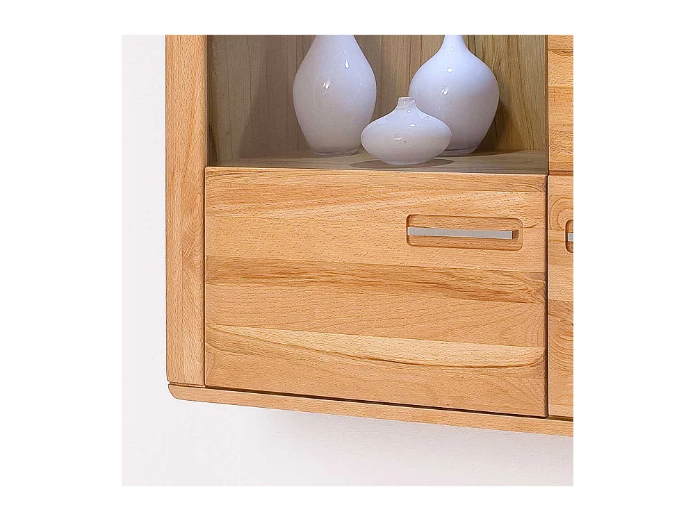 Hängeschrank mit Glastür Beleuchtung