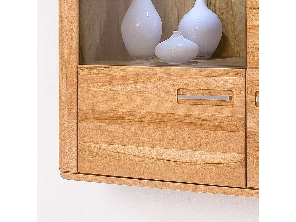 Hängeschrank mit Glastür Beleuchtung