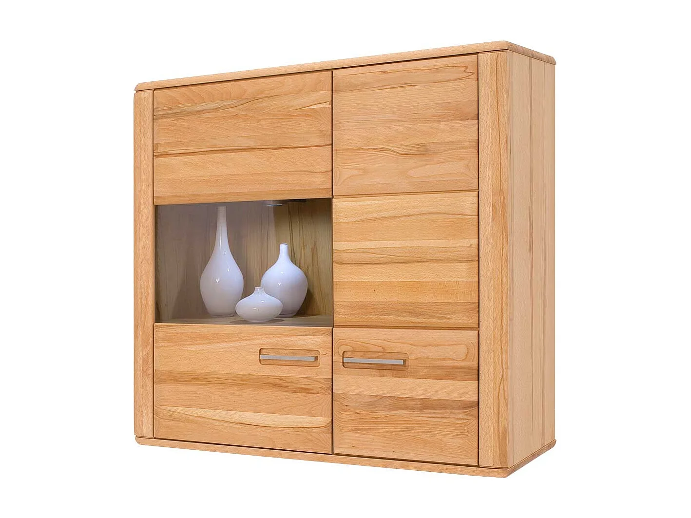 Hängeschrank mit Glastür Beleuchtung