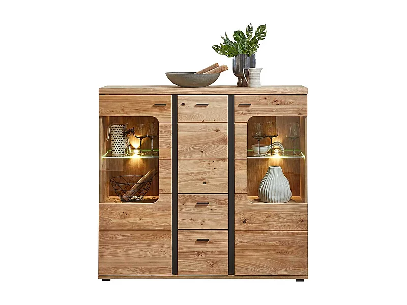 Esszimmer Highboard mit LED Beleuchtung modernem Design
