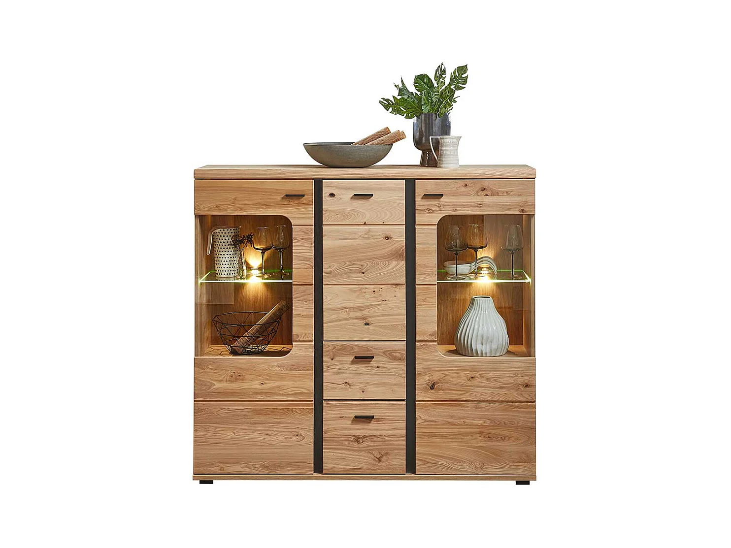 Esszimmer Highboard mit LED Beleuchtung modernem Design