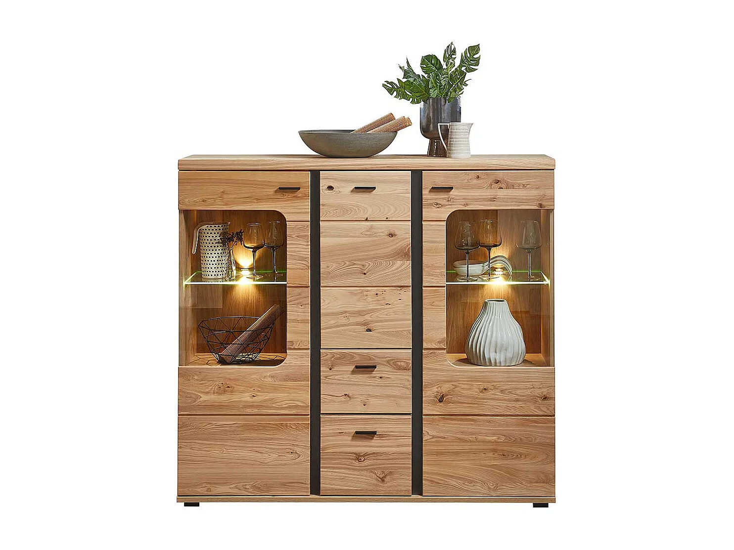 Esszimmer Highboard mit LED Beleuchtung modernem Design