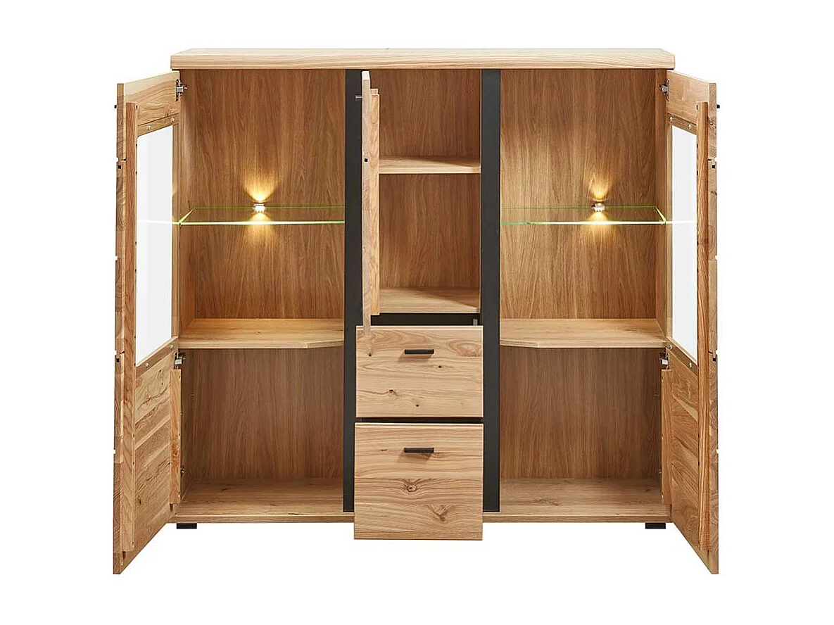 Esszimmer Highboard mit LED Beleuchtung modernem Design