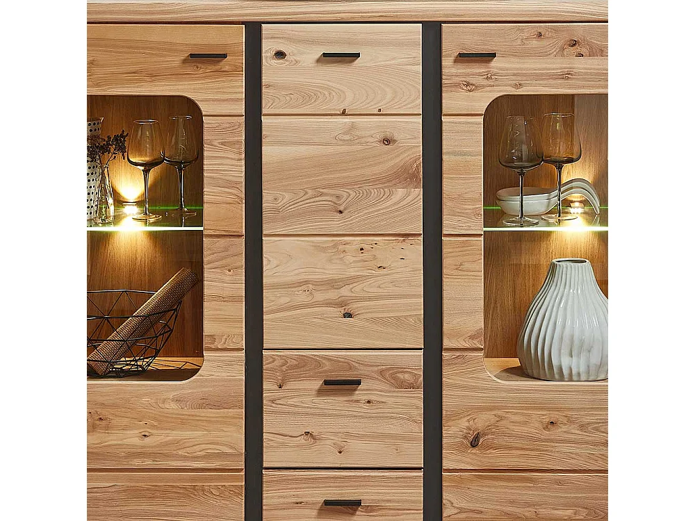 Esszimmer Highboard mit LED Beleuchtung modernem Design