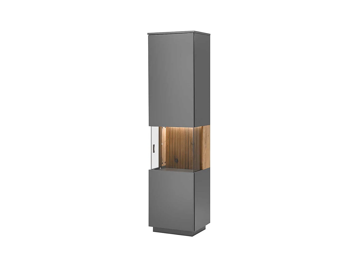 Wohnzimmervitrinenschrank in modernem Design LED Beleuchtung