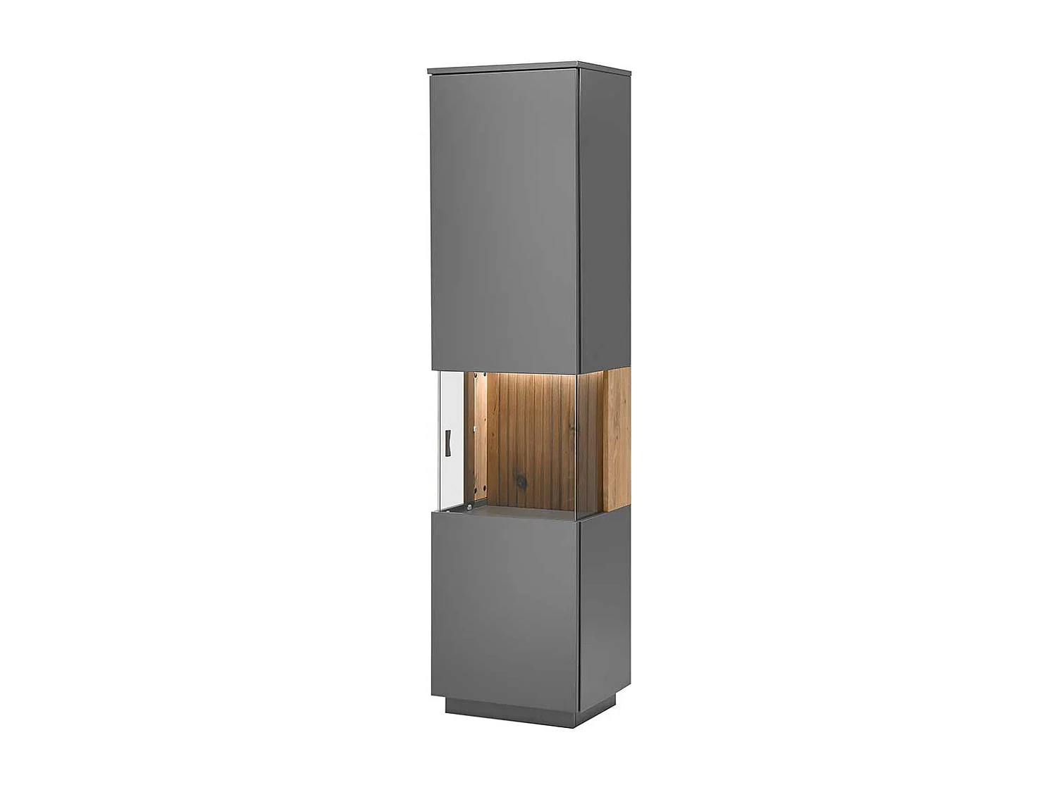 Wohnzimmervitrinenschrank in modernem Design LED Beleuchtung