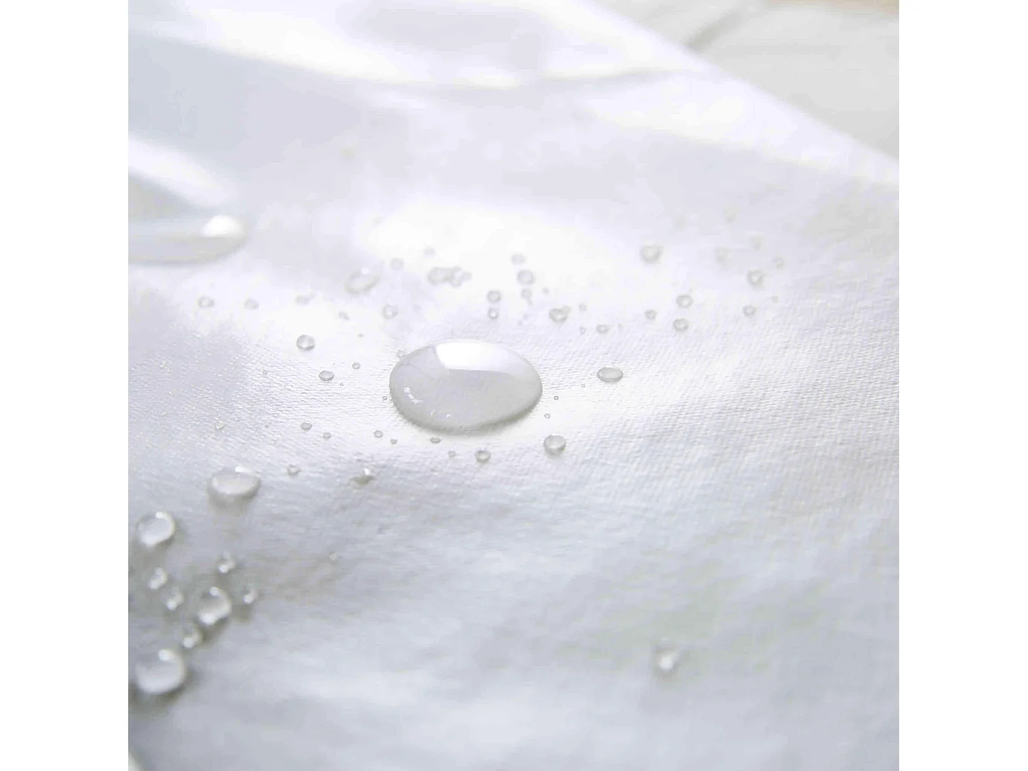 Protège matelas anti-acariens Microstop molleton imperméable - bonnet 27 cm TPR pour sommier articulé 2x80x200