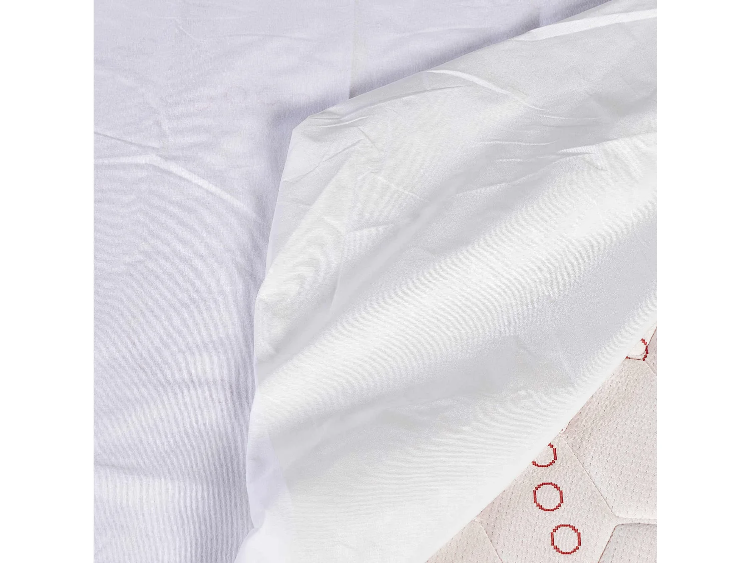 Protège matelas anti-acariens Microstop molleton imperméable - bonnet 30 cm TPR pour sommier articulé 2x80x200