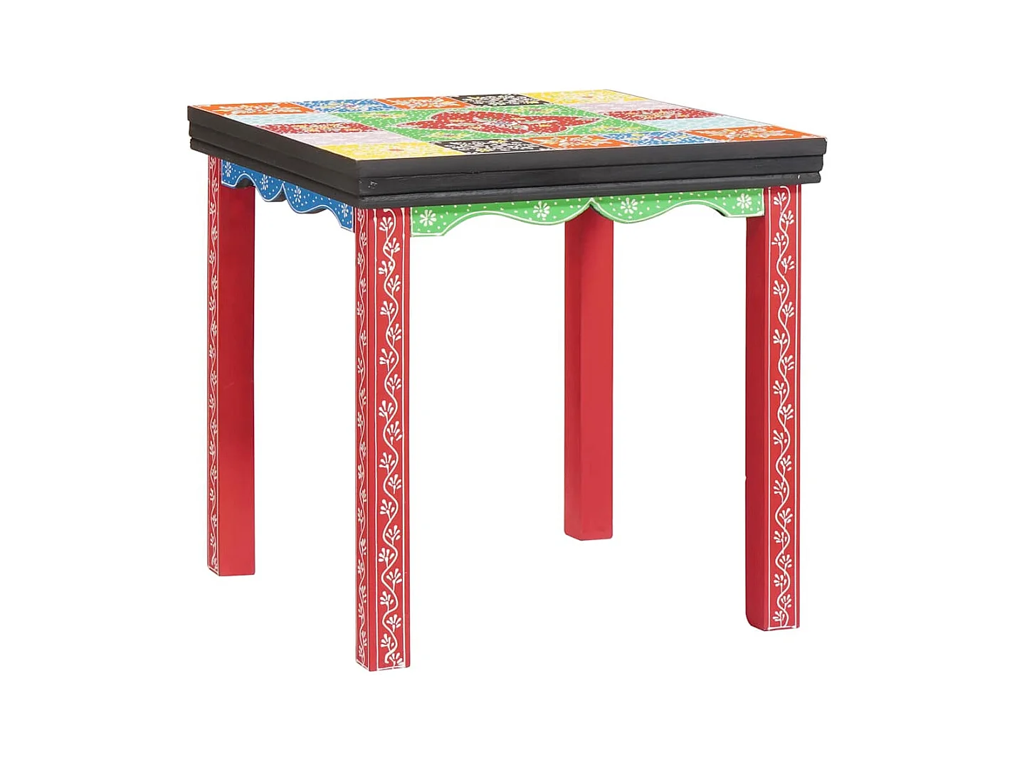 Table Gigogne Marron 50 x 50 x 50 cm Bois de manguier massif