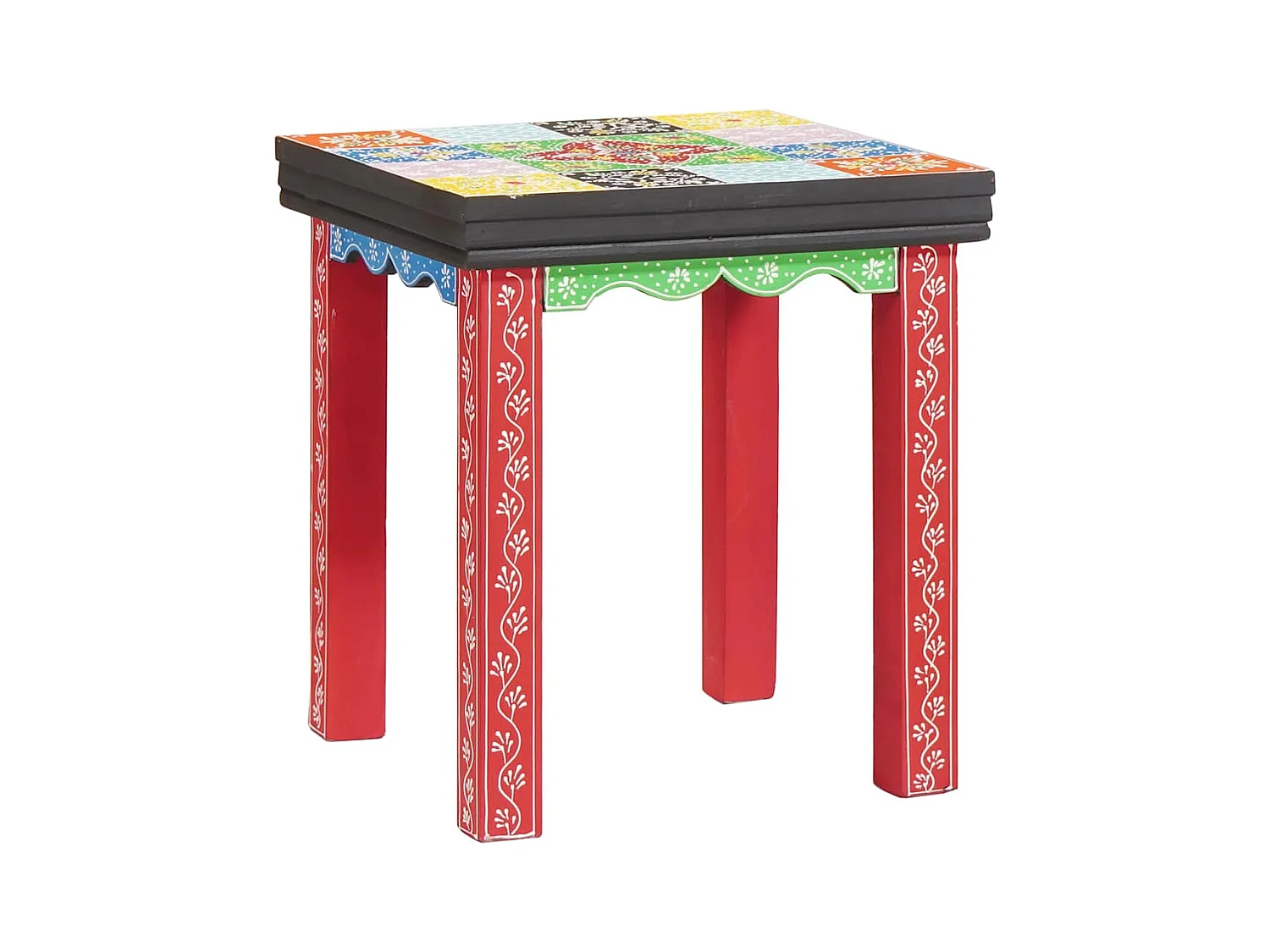 Table Gigogne Marron 50 x 50 x 50 cm Bois de manguier massif