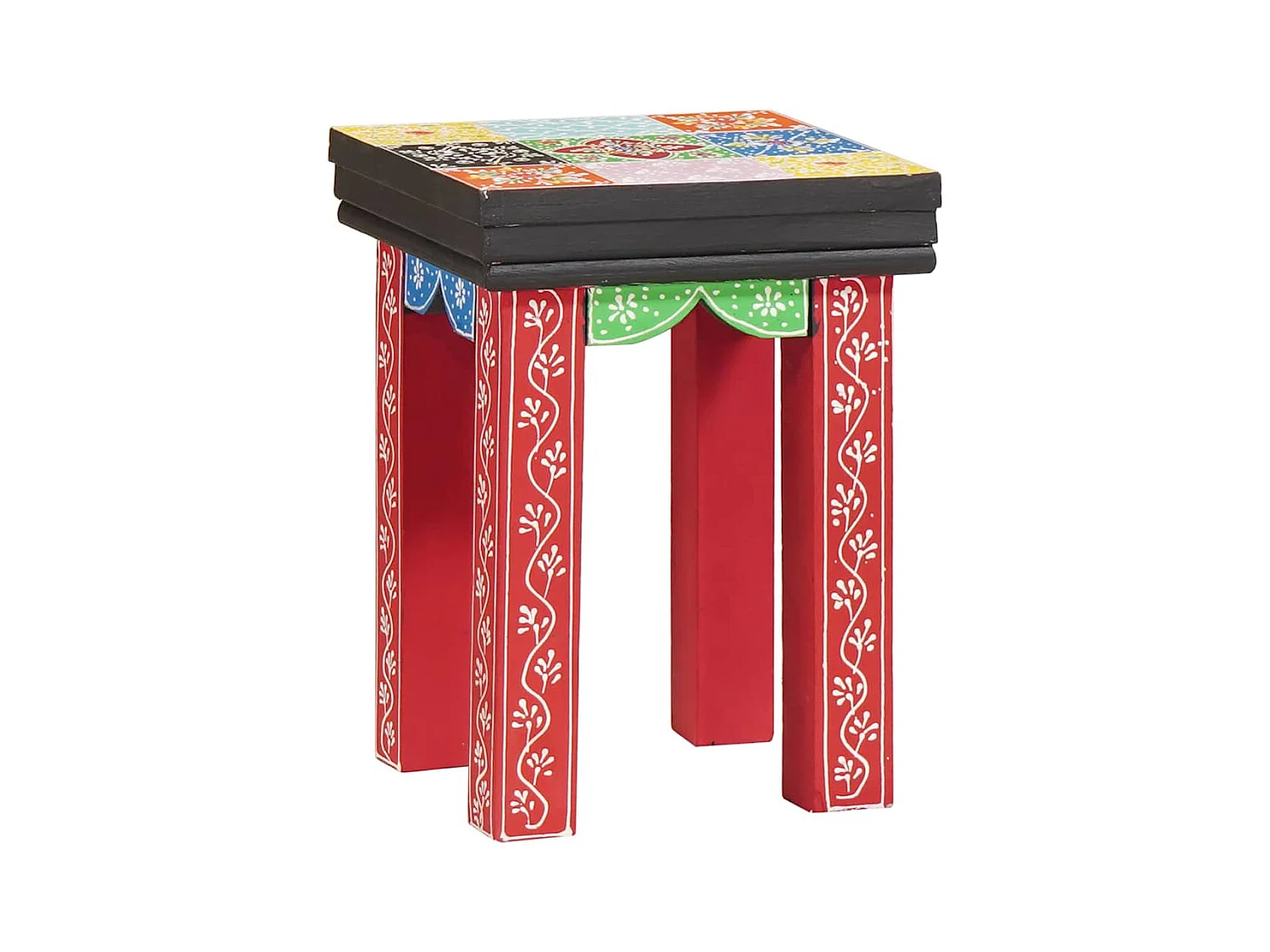 Table Gigogne Marron 50 x 50 x 50 cm Bois de manguier massif