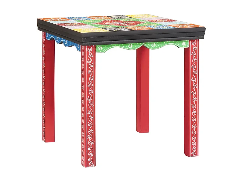 Table Gigogne Marron 50 x 50 x 50 cm Bois de manguier massif