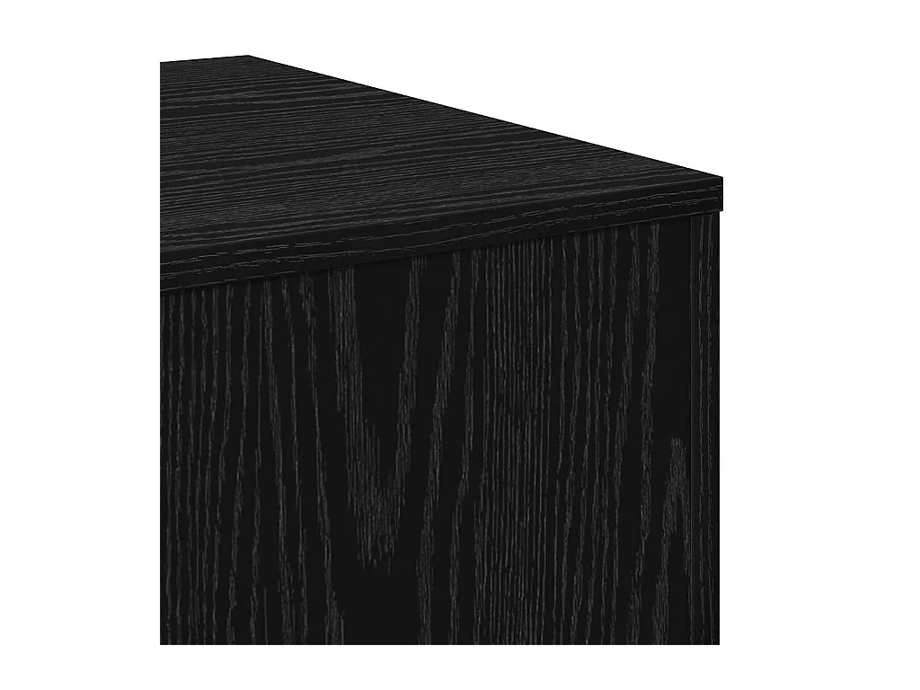 Table Gigogne 3 pièces Chêne noir 45 x 45 x 45 cm