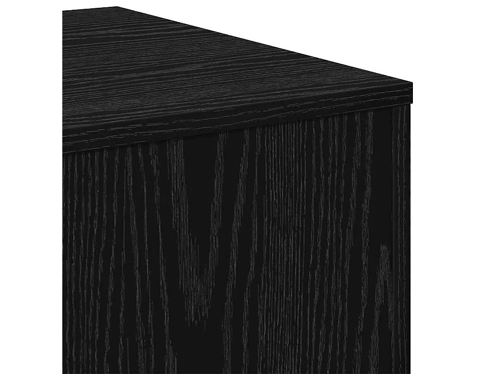 Table Gigogne 3 pièces Chêne noir 45 x 45 x 45 cm