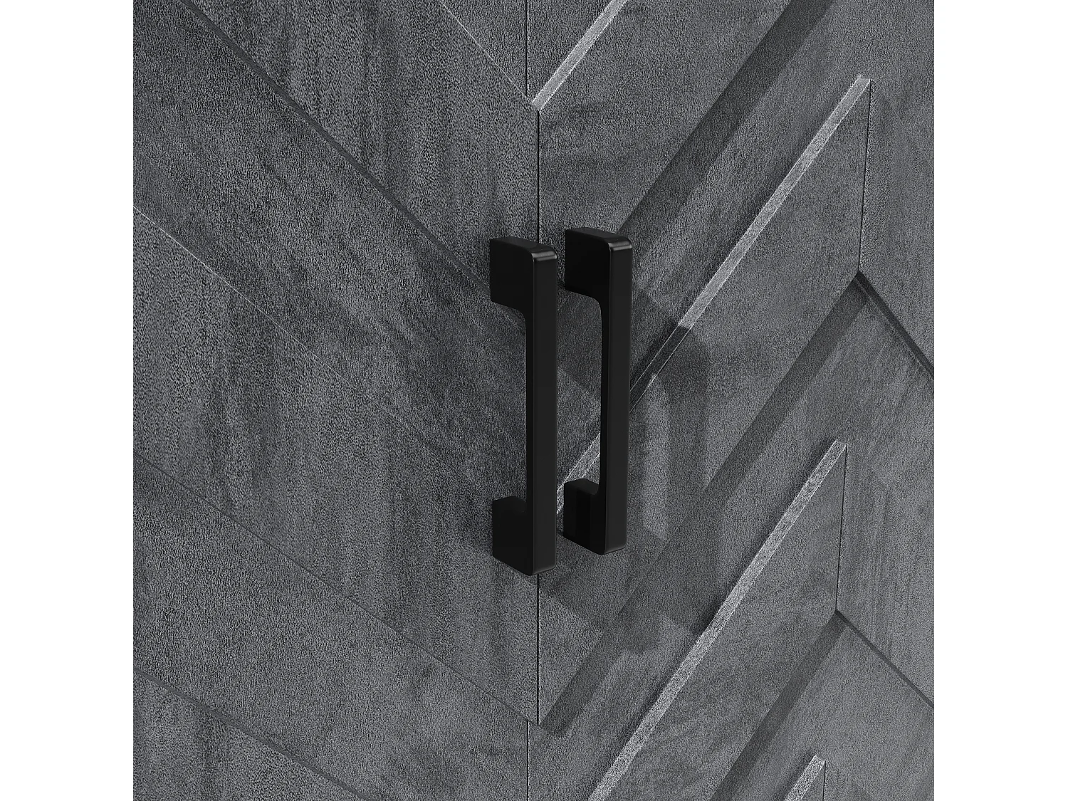 Isola centrale cucina mobile - Piano estendibile - 130x75x92 cm - 3 ante - ripiani aperti - con portasciugamani - MDF - Grigio