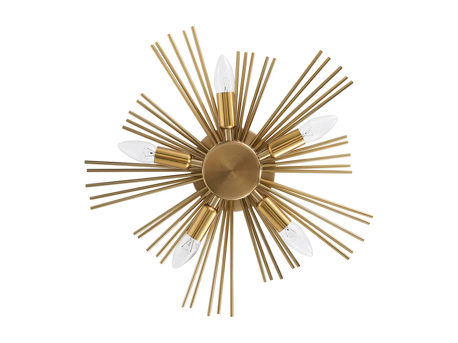 Lámpara Aplique de Pared - Plafón de Metal - 5 bombillas - Lydia