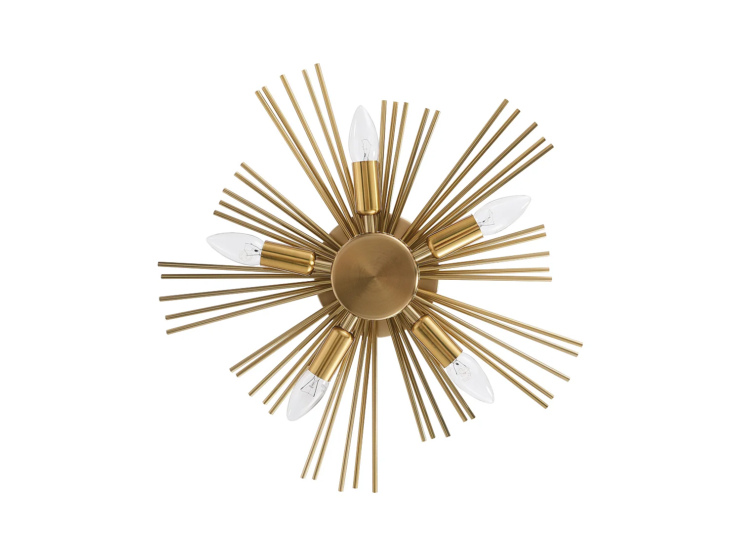 Lámpara Aplique de Pared - Plafón de Metal - 5 bombillas - Lydia