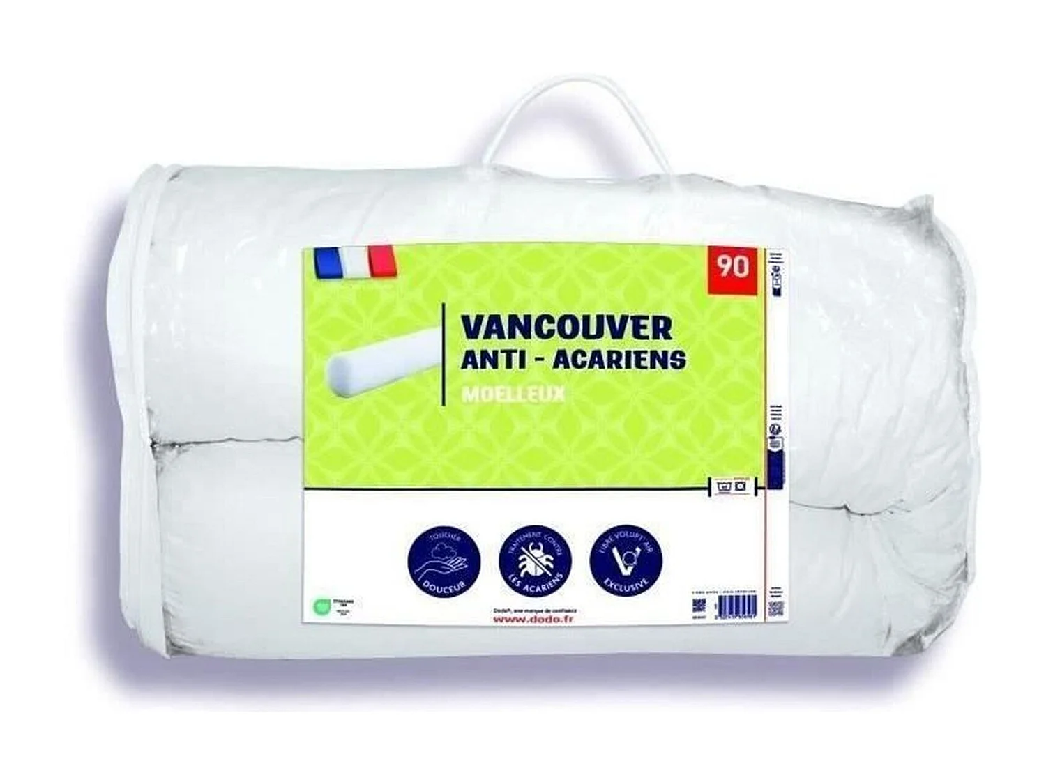 Nackenrolle VANCOUVER 90 cm – milbenhemmend – 100 % Polyester