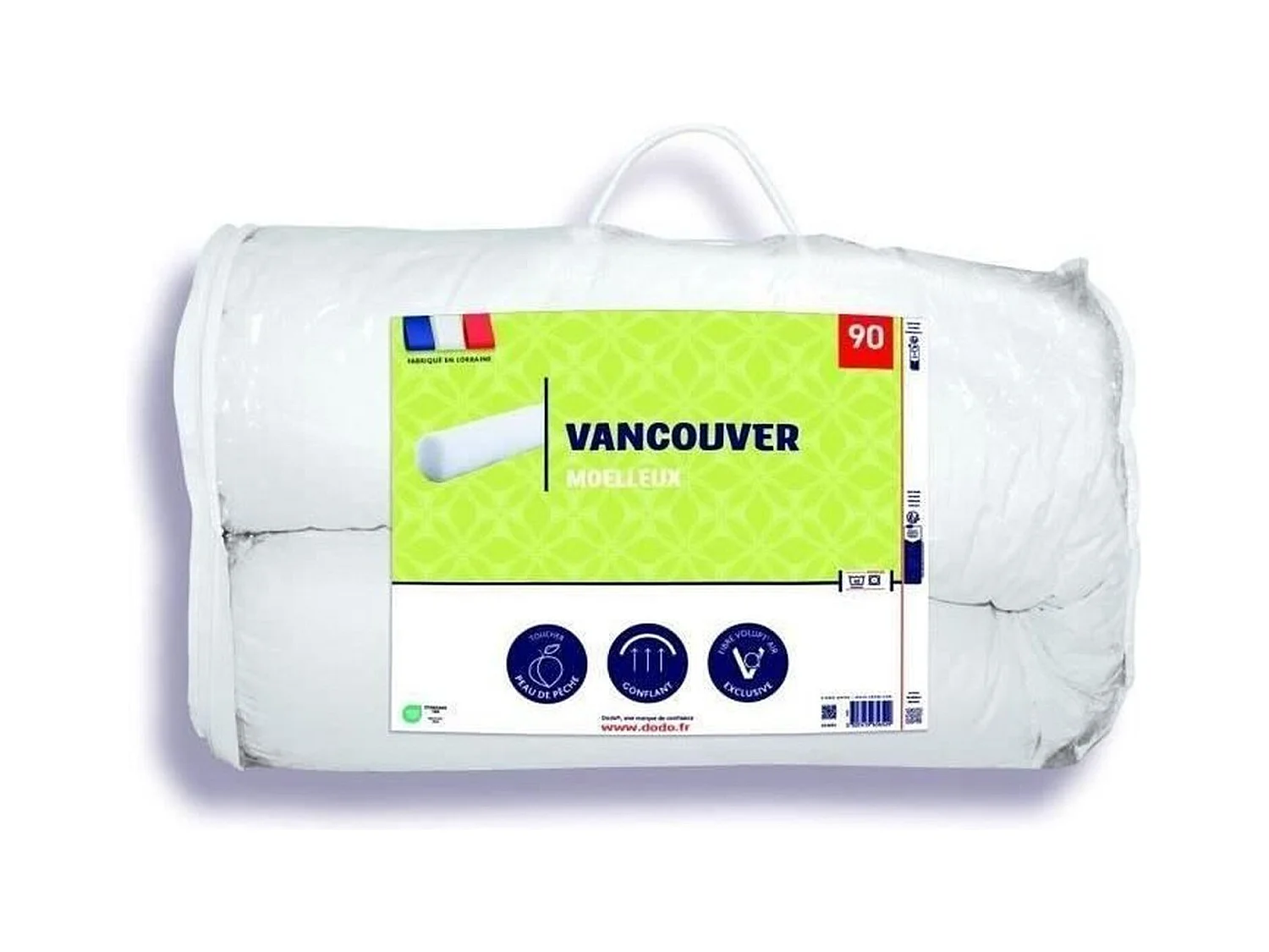 Traversin VANCOUVER 90 cm - 100% Polyester