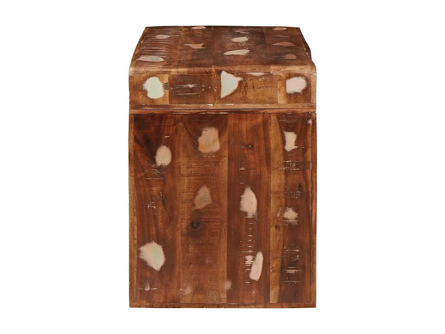 Table d'appoint 60 x 35 x 45 cm bois de récupération massif